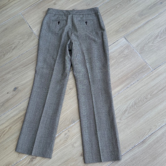 Pendleton Vintage Houndstooth Virgin Wool Pants Trousers Size 8 Tan Black - Picture 13 of 15